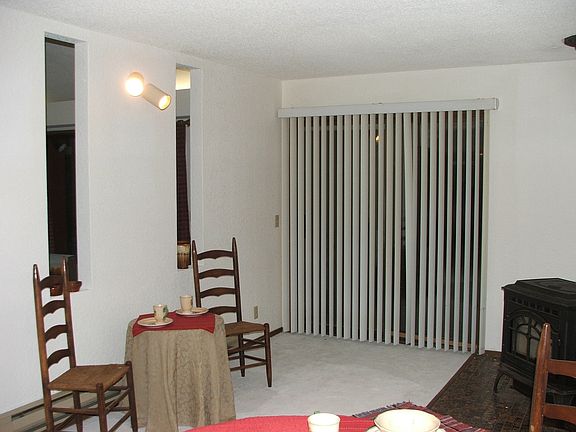 Dining Room with Pellet Stove