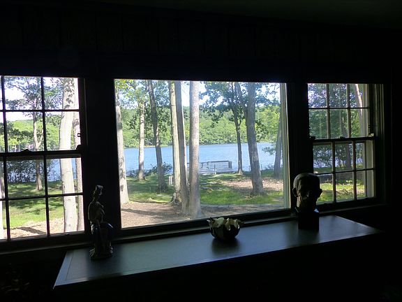 View of the lake from Den