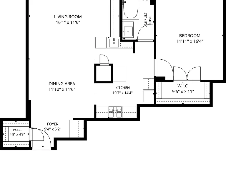 200 W 54th St #2D — Photo 2