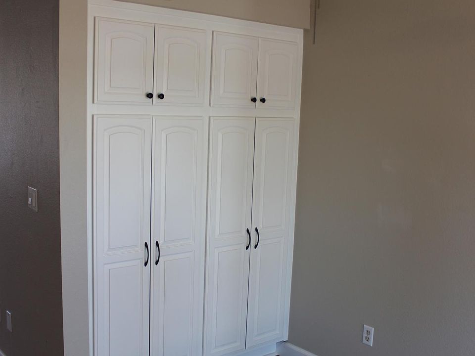 Kitchen Nook with Built-In Cabinets