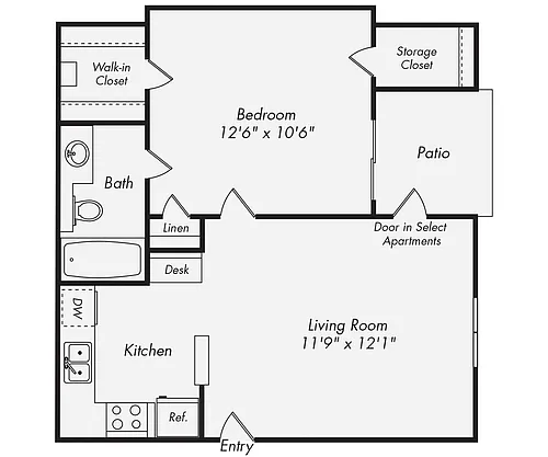Floor plan 601