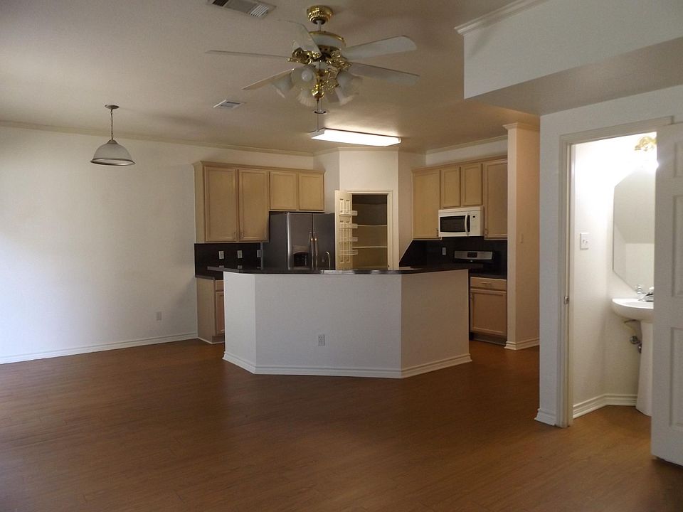 kitchen area with bar seating