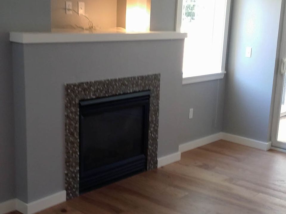 Mosaic Tile Gas Fireplace