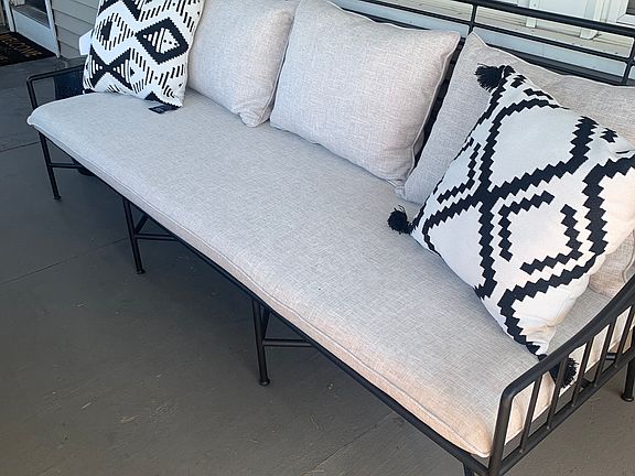 A covered front porch where you can enjoy a cup of coffee or the warmer weather!