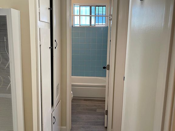 Hallway to bathroom.