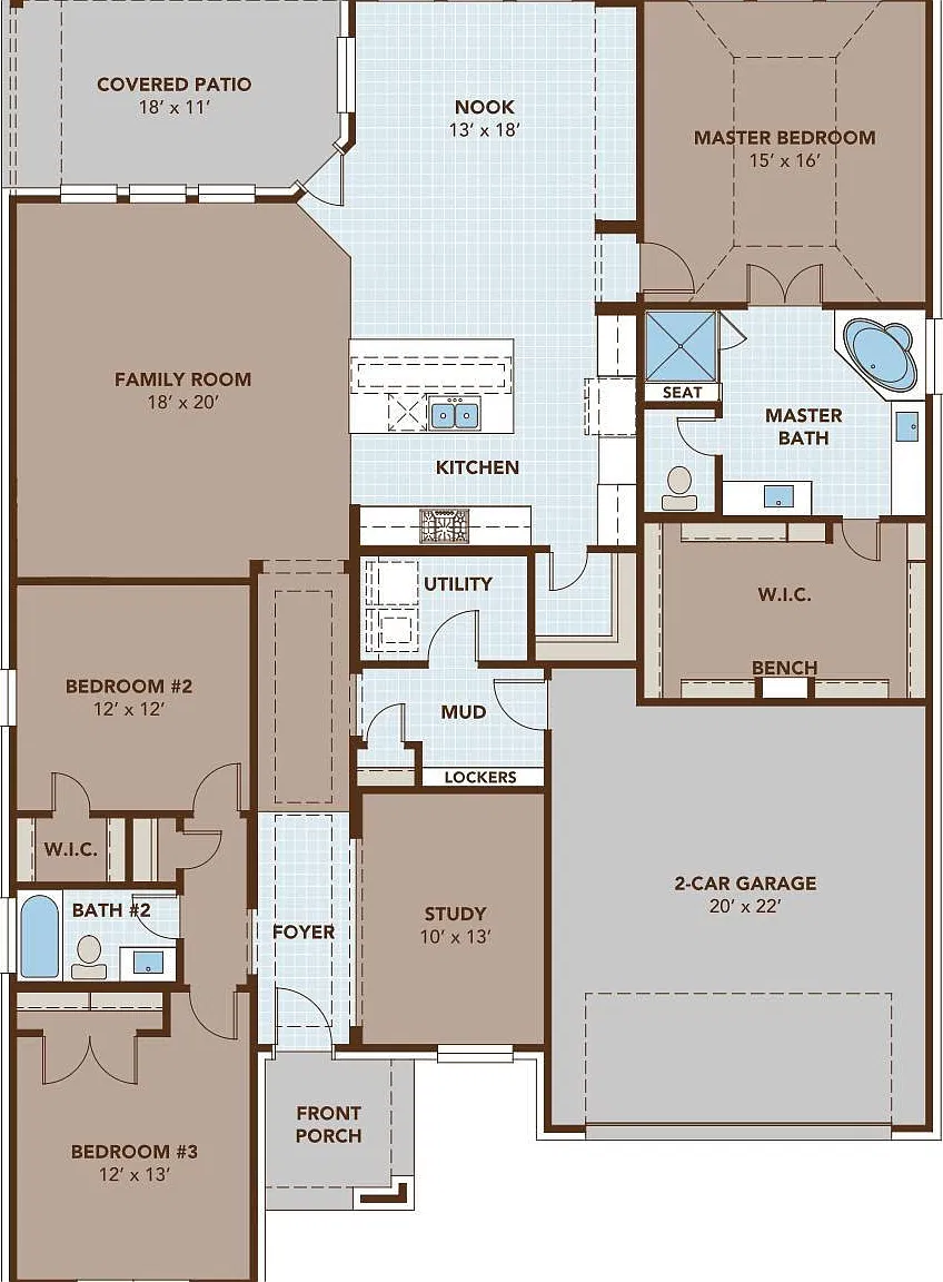 3 bed, 2.0 bath, 2484 sqft, $2,675 — Photo 2