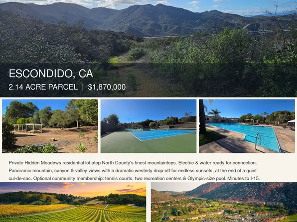 0 Sandhurst Way, Escondido, CA 92026