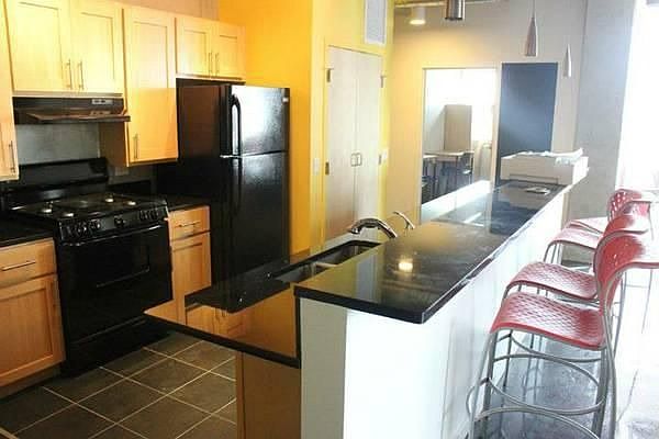 The shared kitchen