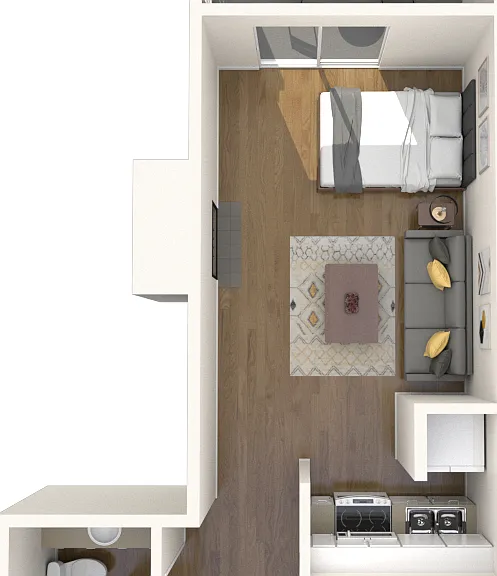 Studio floor plan Sage at Panorama