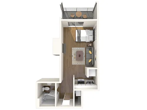 Floor plan Studio