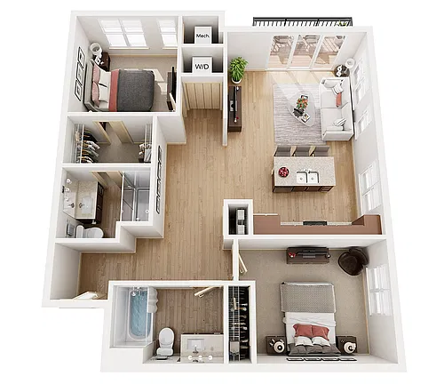 Floor plan 2C