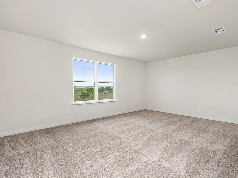 The secondary bedrooms are a perfect space for children's bedrooms or guest rooms.