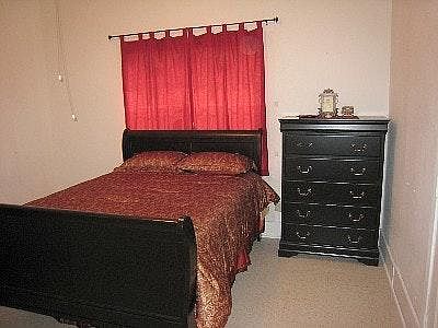 Back bedroom, back door