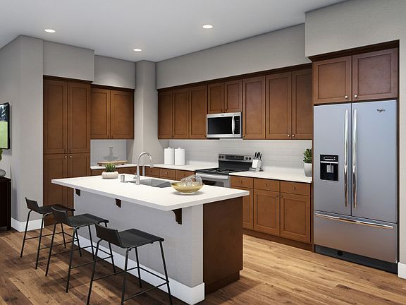 Plan 5E - Flat Kitchen