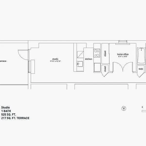 44-27 Purves Street, Long Island City, NY, 11101 photo #1 of 2: image of floorplan