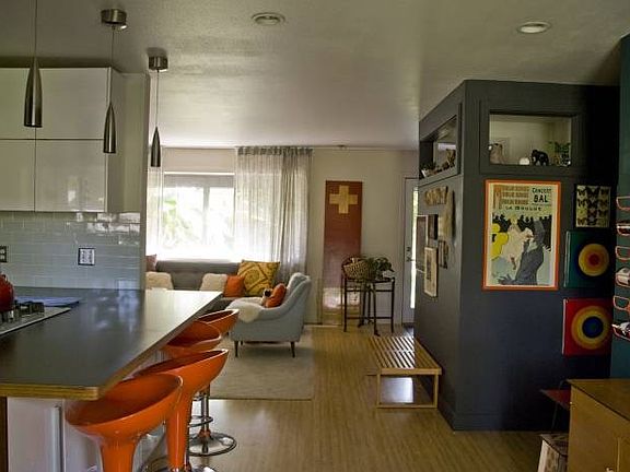 front room/kitchen