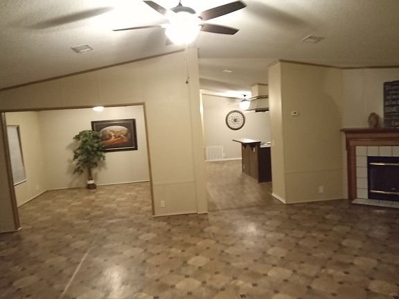 Open floor spacious living room area.