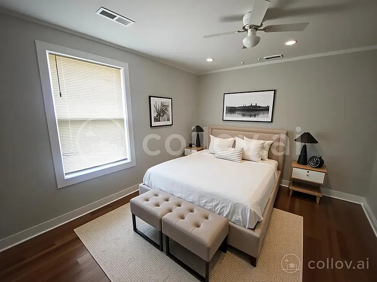 Bedroom (Virtually Staged)