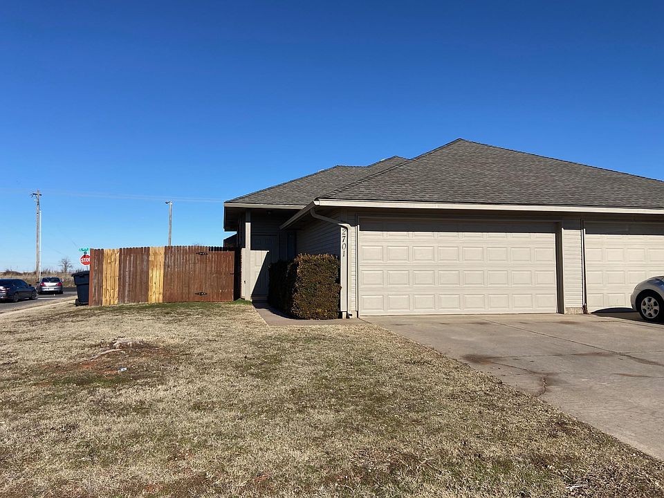 Front entrance and garage