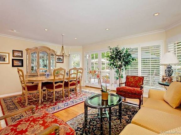 Dining and living rooms