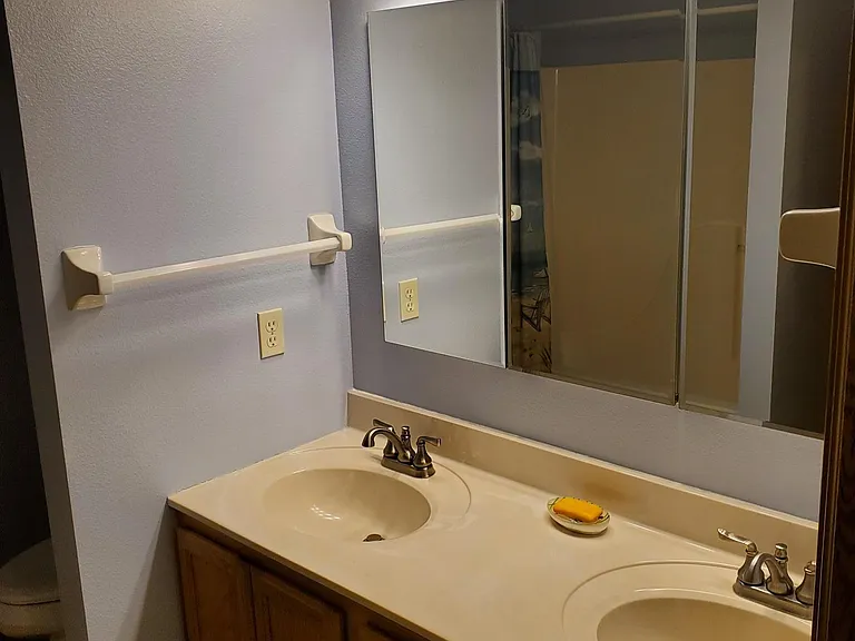 Main Level Bathroom and Mirrored Med Cab