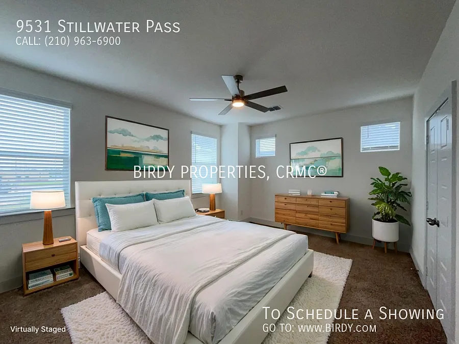 "Charming 3-Bedroom Haven with Cozy Fireplace at 9531 Stillwater Pass, San Antonio!" — Photo 4