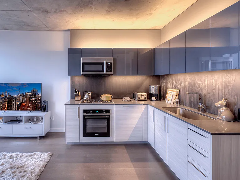 Model apartment kitchen