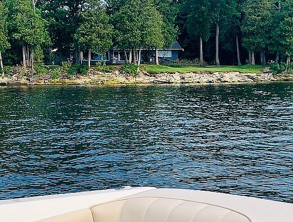 View of lot from water