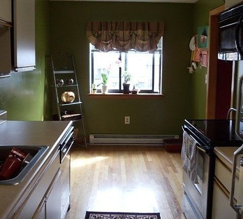Natural light in kitchen