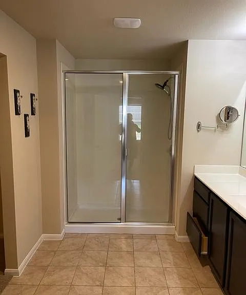 Stand Up Shower in Master Bath