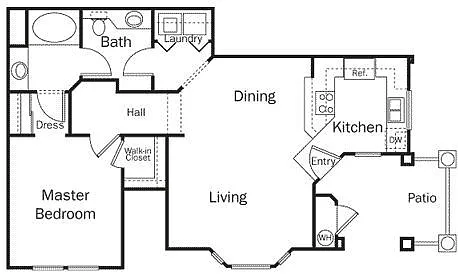 Floor plan 1 D R
