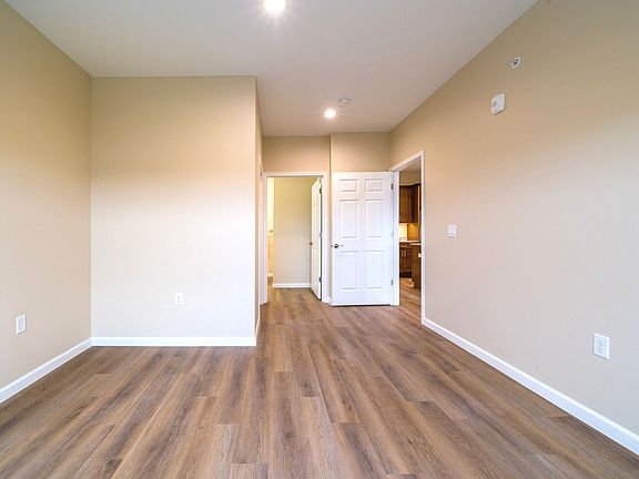 Bedroom with attached bathroom