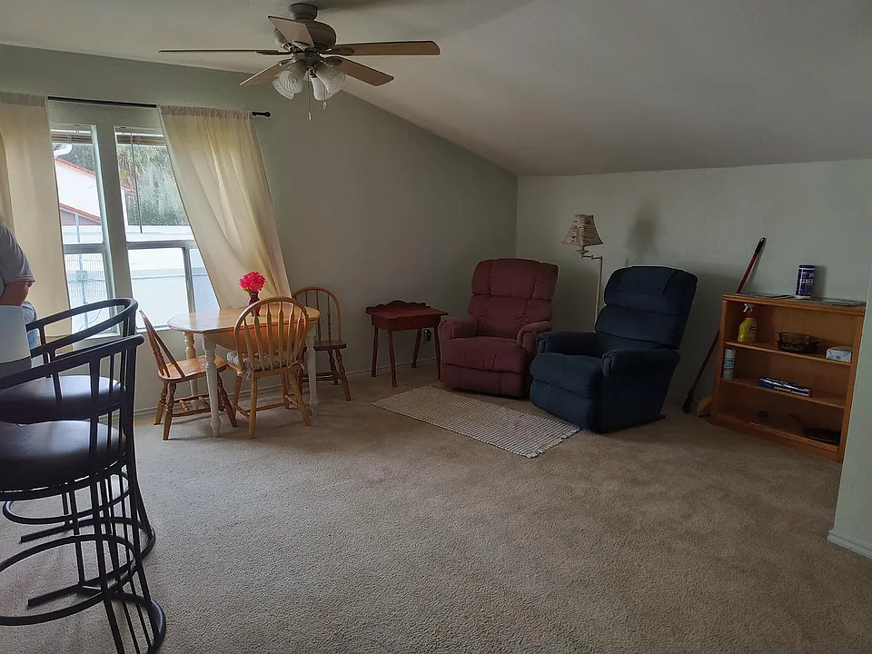 Eating and Reading area - 2 LaZ-Boy recliners and floor lamp