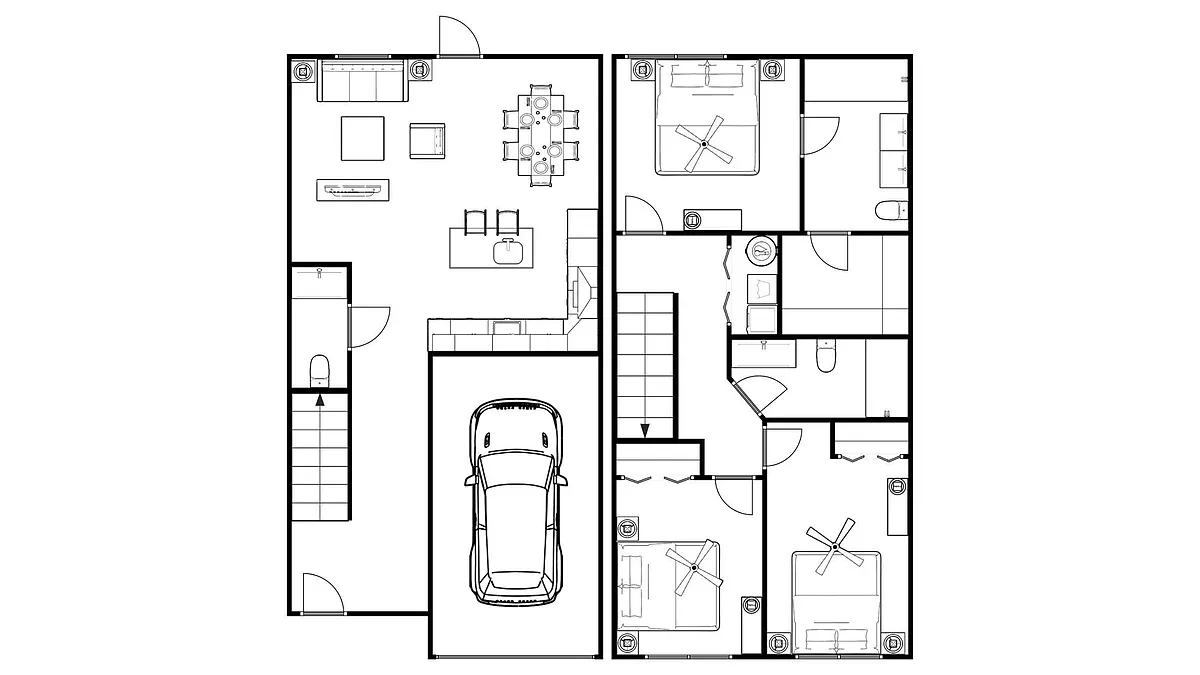 Floor plan Townhome