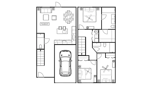 Floor plan Townhome