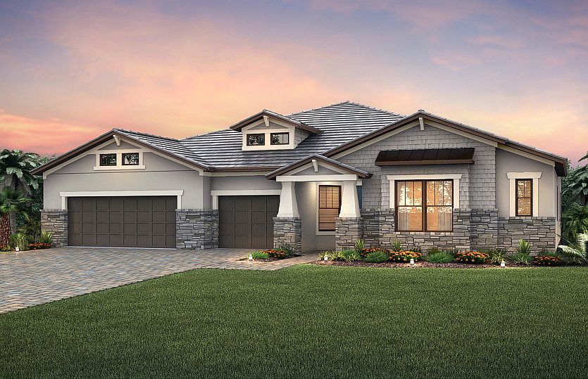 Exterior C2B with stone detail