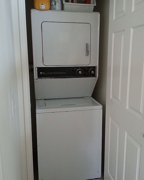 Included washer and dryer in unit