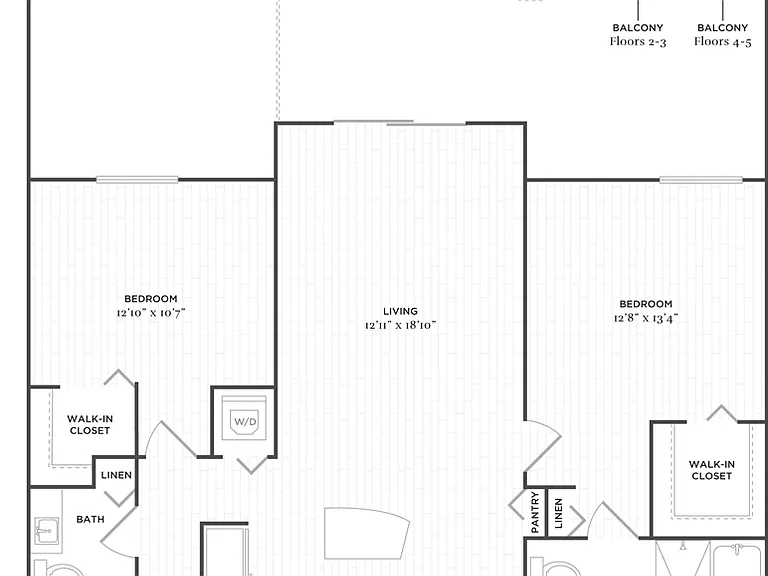 Sofia Coral Gables - C2 - 2 Beds - 2 Baths - 1137 Sq. ft.