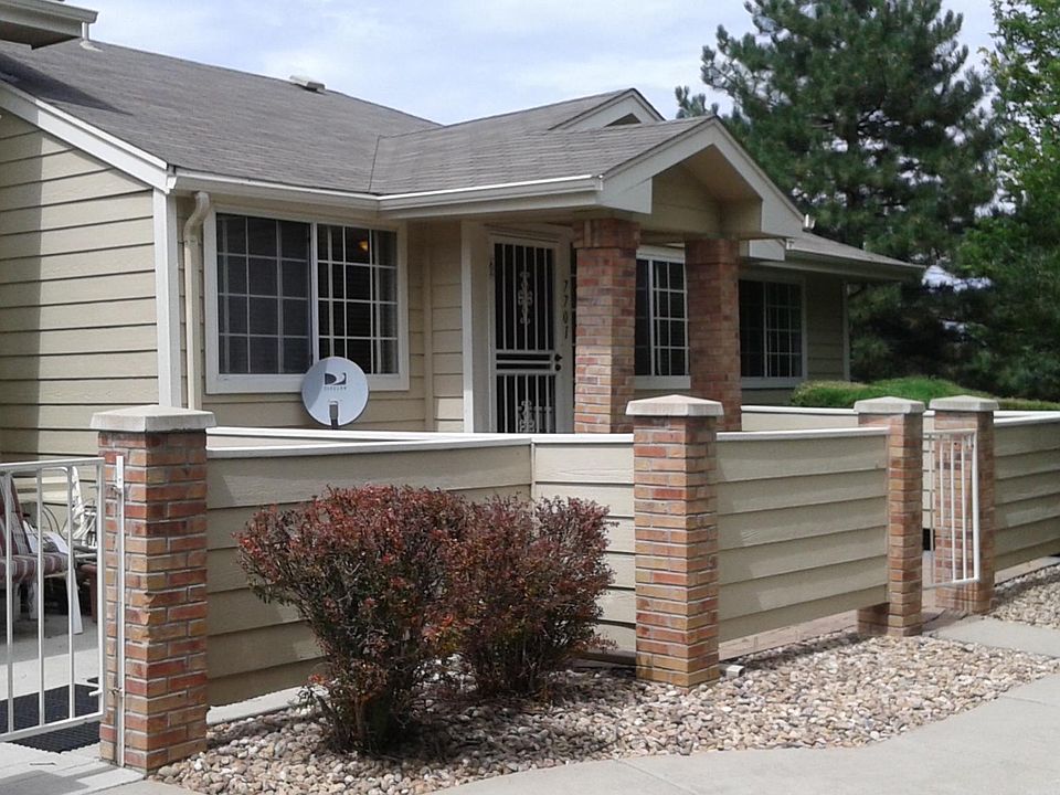Front door with patio