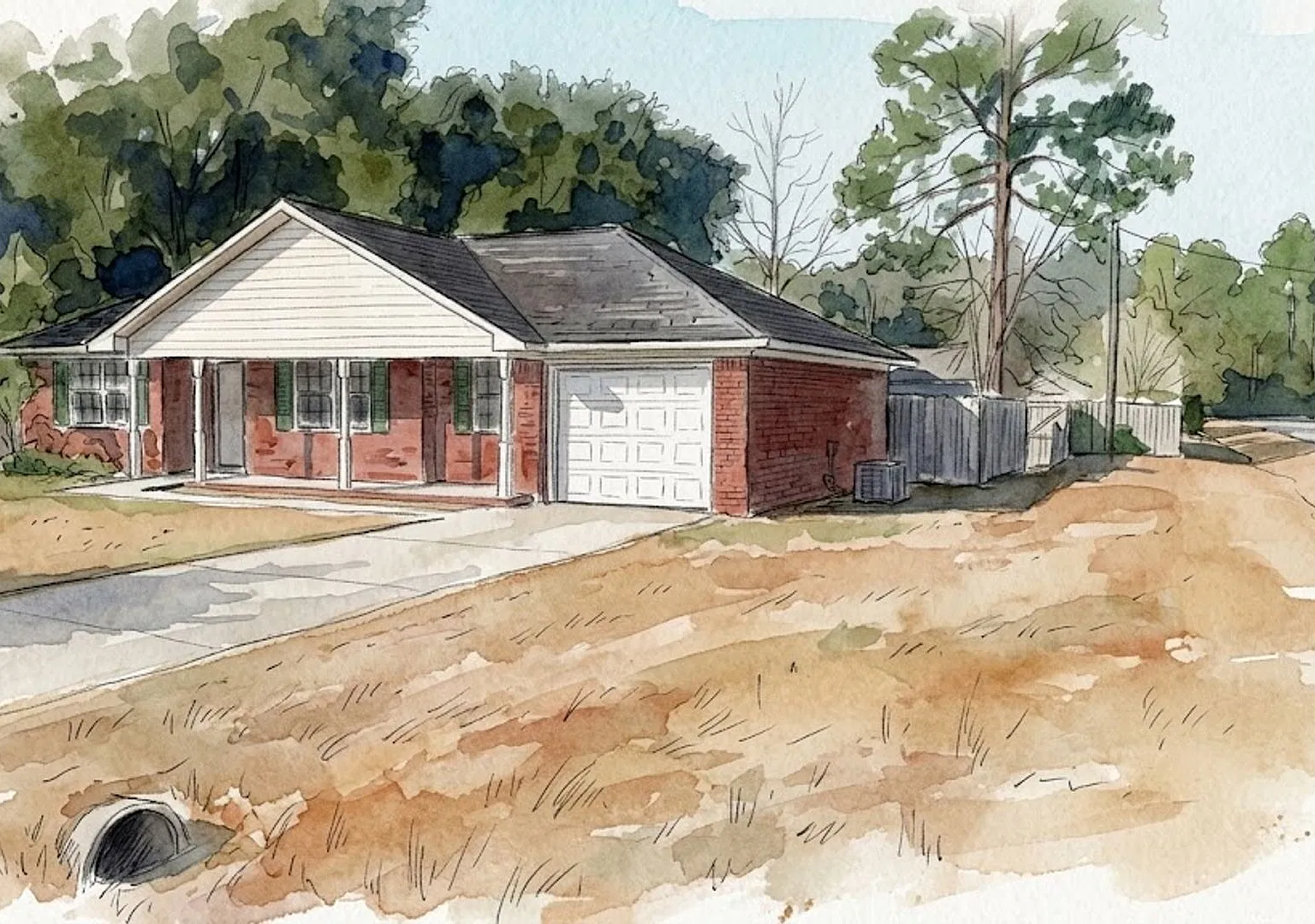 Spacious 3-bedroom, 2-bath ranch-style brick home in Heritage Estates neighborhood — Photo 1
