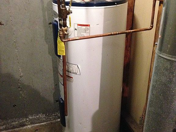 New water heater Mar 2014