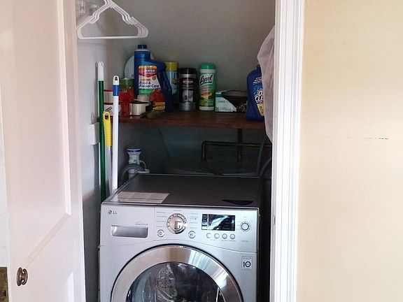 Washer/dryer unit
Closet wired for electricity and Wifi