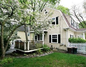 7 Morse's side yard, decks