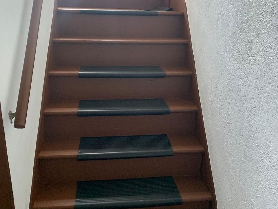 Backstairs to the apartment