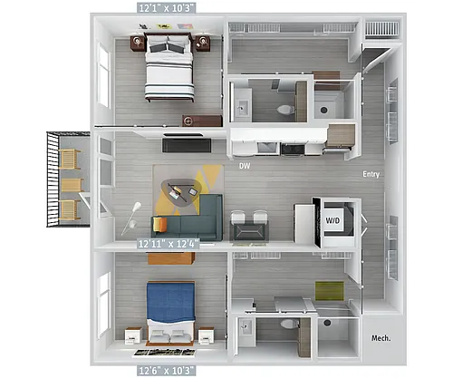 Floor plan B5-990-UrbanUp