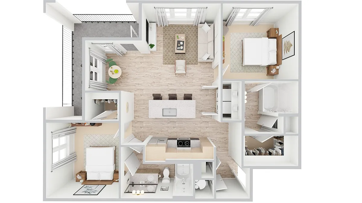Floor plan Whispering Pines - B2