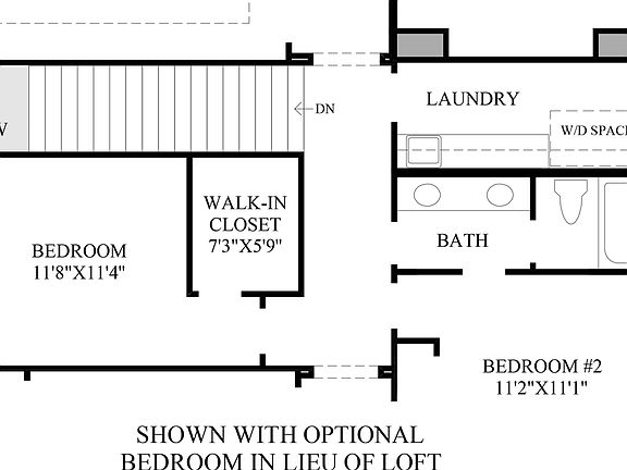 Optional Bedroom ILO Loft