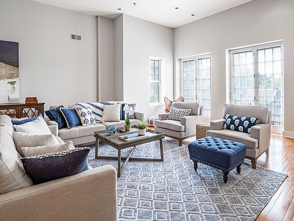 Living Room is Gorgeous & Spacious Sunlite w/ Juliet Balconies