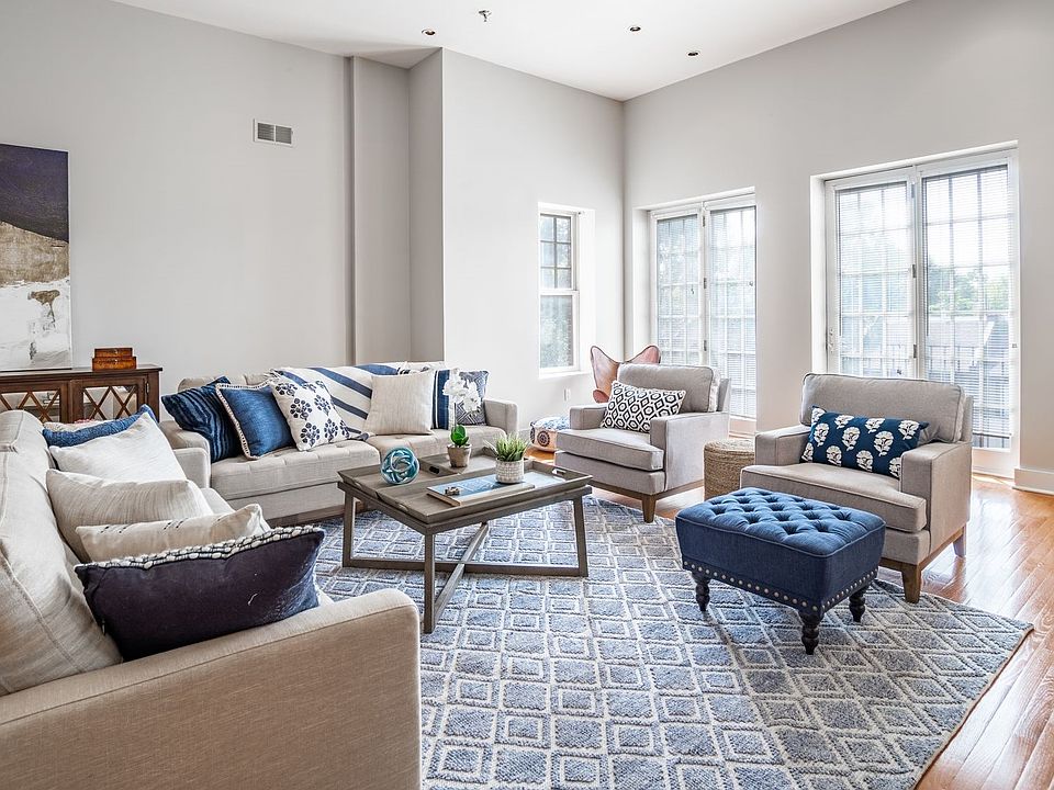 Living Room is Gorgeous & Spacious Sunlite w/ Juliet Balconies