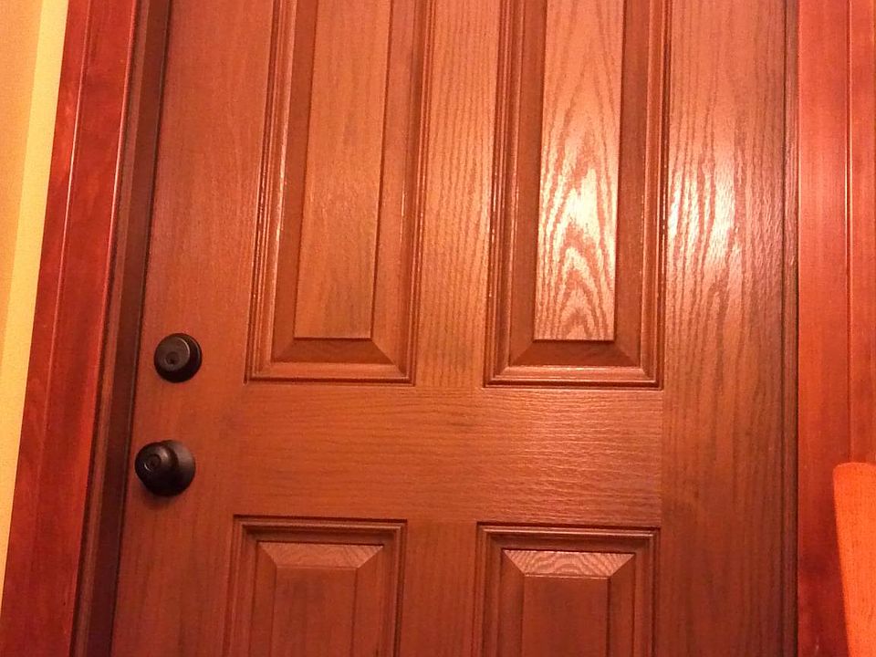 Tenant's door w/ security "peephole."